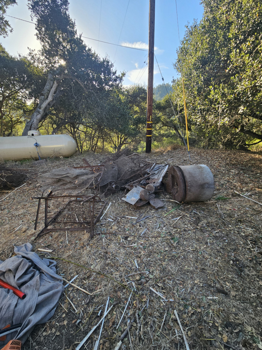 Junk removal before transport